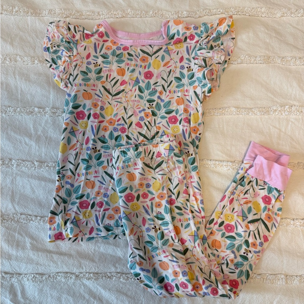 Magnetic Me Floral Pajama Set - 3T